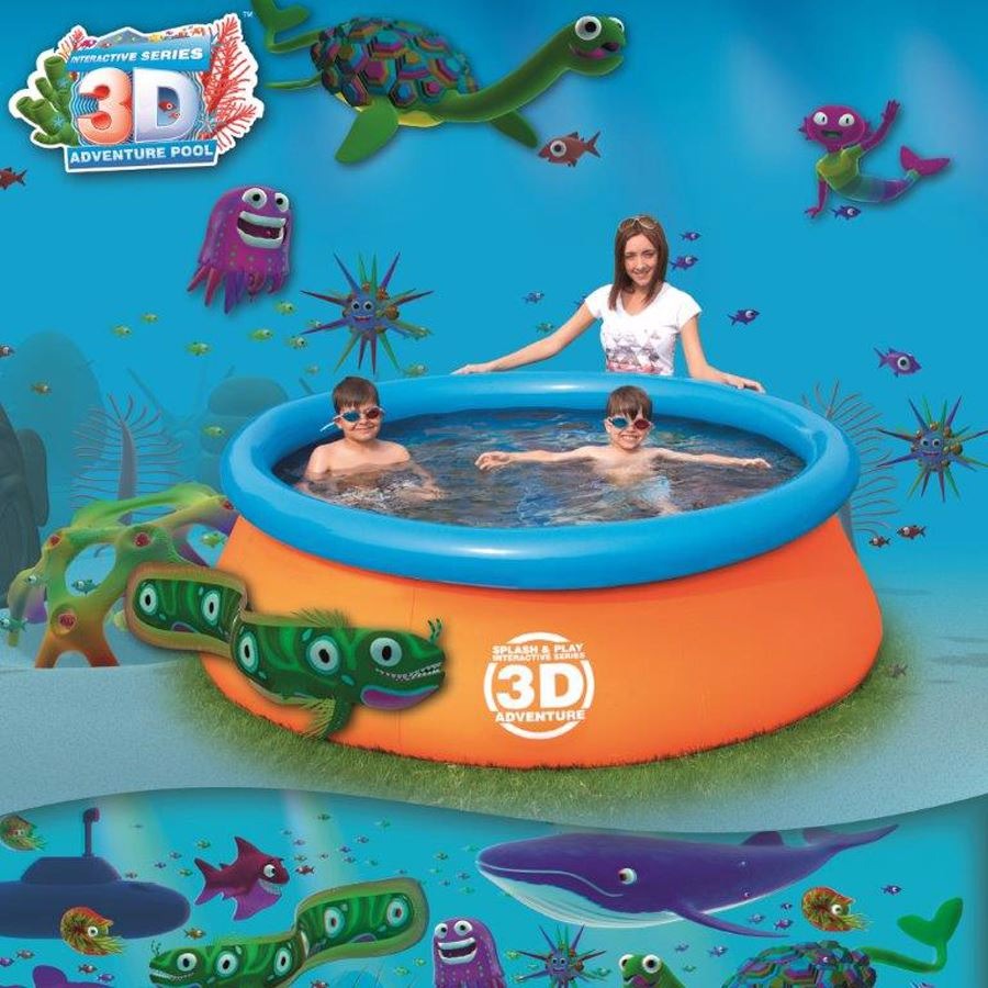 בריכה עולם המים תלת מימד