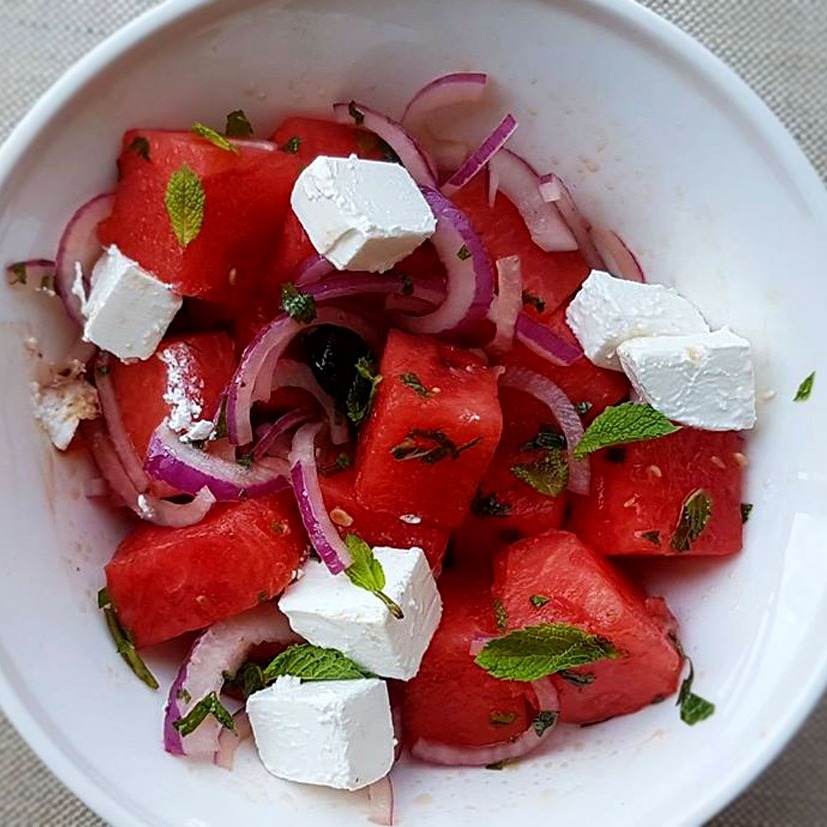 סלט אבטיח מרענן