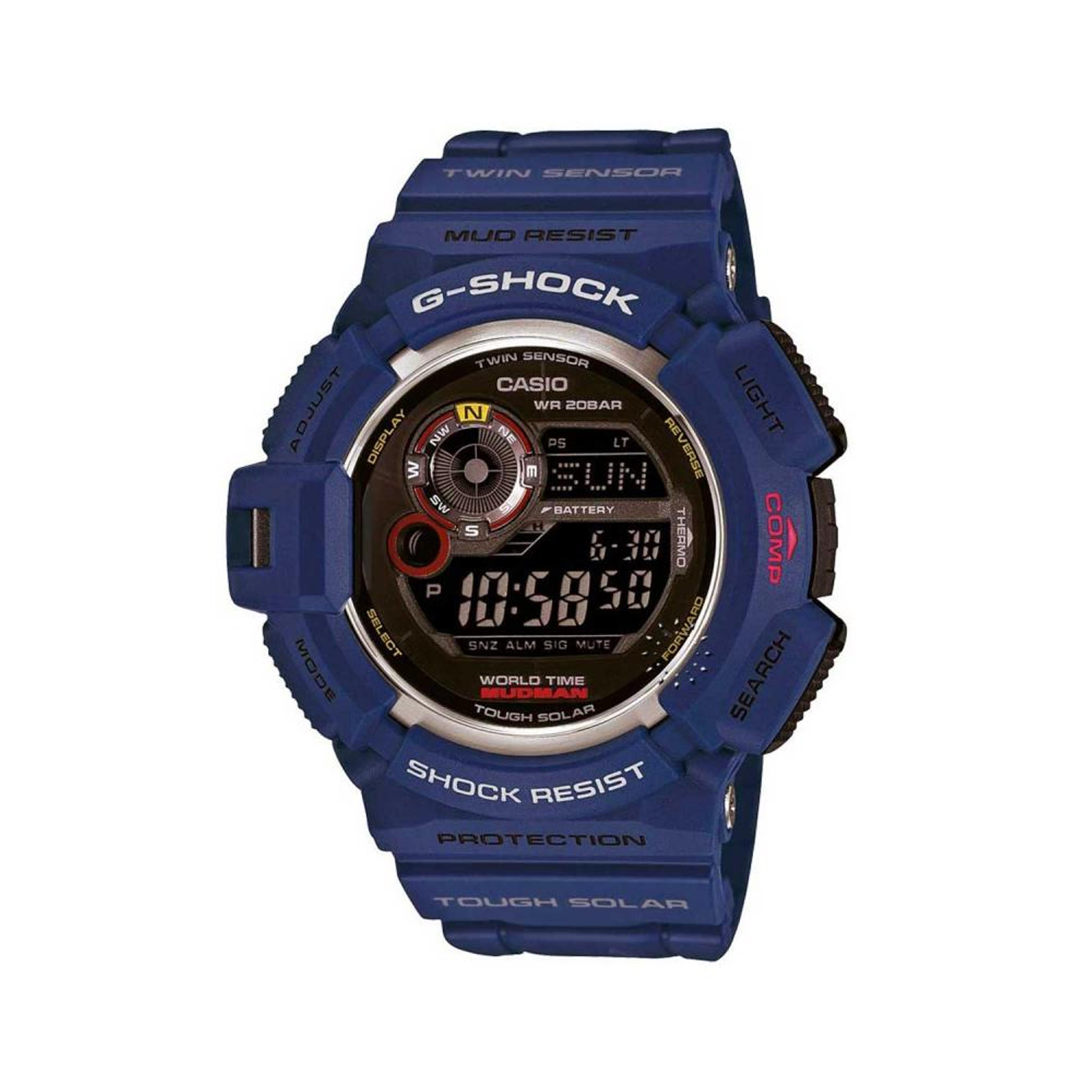 7. שעון G-SHOCK נטען סולארית, 1168 שח, להשיג בחנויות השעונים המובחרות, יחצ חול