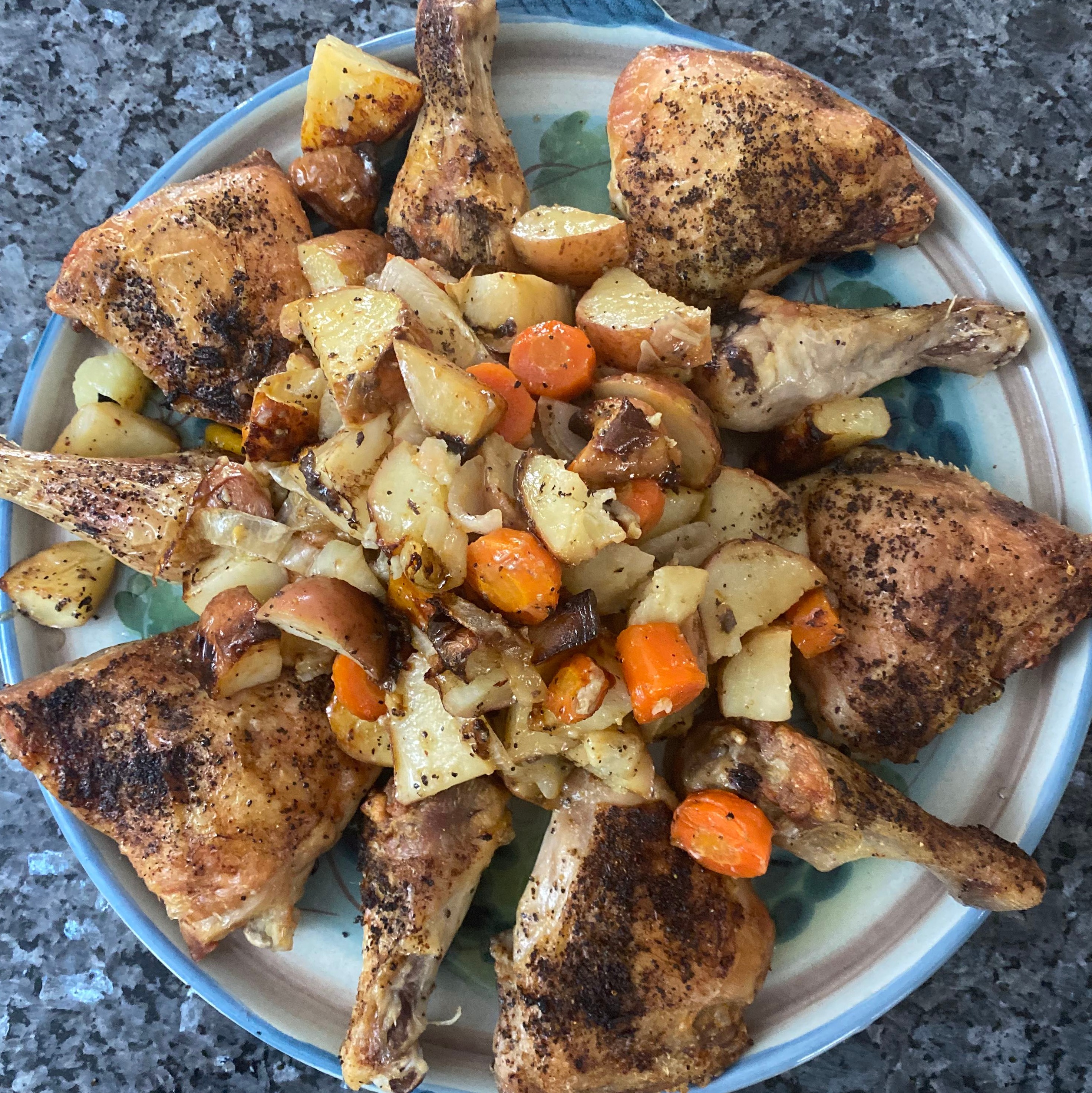 תבשיל עוף בגריל