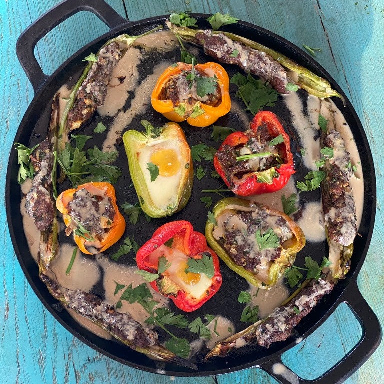 מתכון השבוע: פלפלים חריפים ממולאים